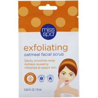Miss Spa, Exfoliating Oatmeal Facial Scrub, 0.50 fl oz (15 ml)