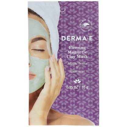 Derma E, Firming Magnetic Clay Mask, Adzuki Beans & Spearmint, 0.35 oz ( 10 g)