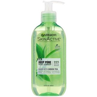 Garnier, SkinActive, Deep Pore Facial Cleanser with Green Tea, 6.7 fl oz (200 ml)