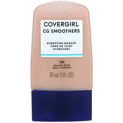 Covergirl, Smoothers, Hydrating Makeup, 750 Creamy Beige, 1 fl oz (30 ml)