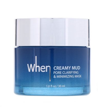 When Beauty, Creamy Mud Pore Clarifying & Minimizing Mask, 1.0 fl oz (30 ml)