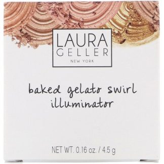Laura Geller, Baked Gelato Swirl Illuminator, Gilded Honey, 0.16 oz (4.5 g)