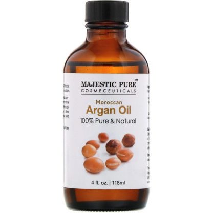Majestic Pure, 100% Pure & Natural, Moroccan Argan Oil, 4 fl oz (118 ml)