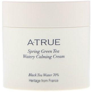 ATrue, Spring Green Tea Watery Calming Cream, 2.82 oz (80 g)