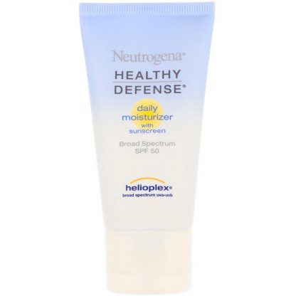 Neutrogena, Healthy Defense, Daily Moisturizer with Sunscreen, Broad Spectrum SPF 50, 1.7 fl oz (50 ml)