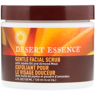 Desert Essence, Gentle Facial Scrub, 4 fl oz (120 ml)