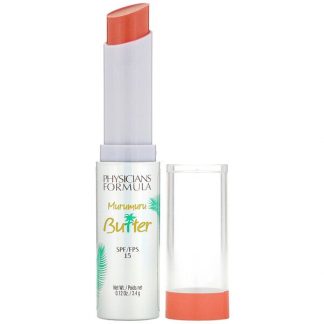 Physicians Formula, Murumuru Butter Lip Cream, SPF 15, Brazilian Sunset, 0.12 oz (3.4 g)