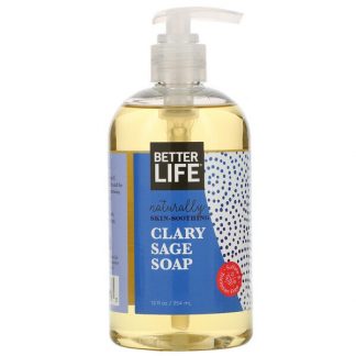Better Life, Naturally Skin-Soothing Soap, Clary Sage, 12 oz (354 ml)