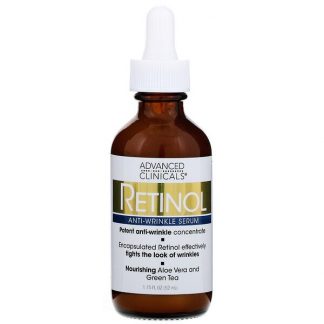 Advanced Clinicals, Retinol Serum, Anti-Wrinkle, 1.75 fl oz (52 ml)