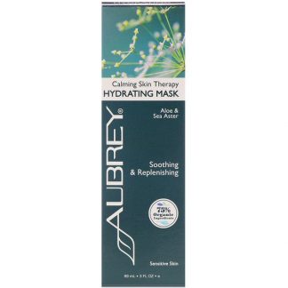 Aubrey Organics, Calming Skin Therapy, Hydrating Mask, Sensitive Skin, 3 fl oz (89 ml)