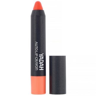 Yadah, Auto Lip Crayon, 02 Orange Coral, 0.08 oz (2.5 g)