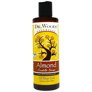 Dr. Woods, Almond Castile Soap with Fair Trade Shea Butter, 8 fl oz (236 ml)