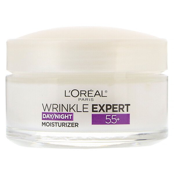 L'Oreal, Wrinkle Expert, Anti-Wrinkle Intensive Care, 55+, Day/Night Moisturizer, 1.7 oz (48 g)
