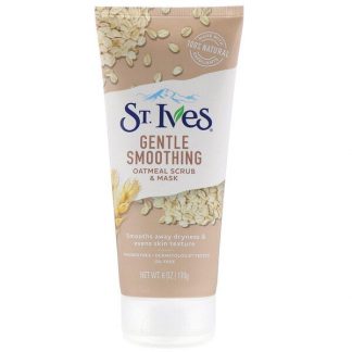 St. Ives, Gentle Smoothing Oatmeal Scrub & Mask, 6 oz (170 g)