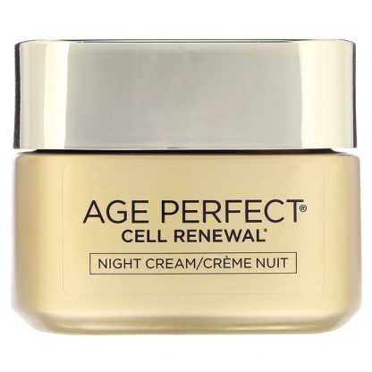 L'Oreal, Age Perfect Cell Renewal, Skin Renewing Night Cream Moisturizer, 1.7 oz (48 g)