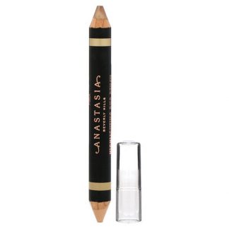 Anastasia Beverly Hills, Highlighting Duo Pencil, Matte Shell, Lace Shimmer, 0.17 oz (4.8 g)