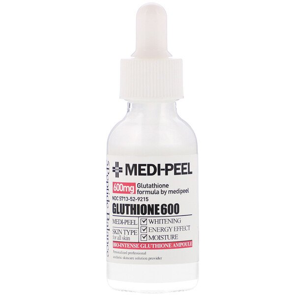 Medi-Peel, Bio-Intense Gluthione, 600 White Ampoule, 1 Medi-Peel, Bio-Intense Gluthione, 600 White Ampoule, 1.01 fl oz (30 ml)
