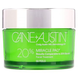 Cane + Austin, Miracle Pad, 20% Glycolic Acid, 60 Peels