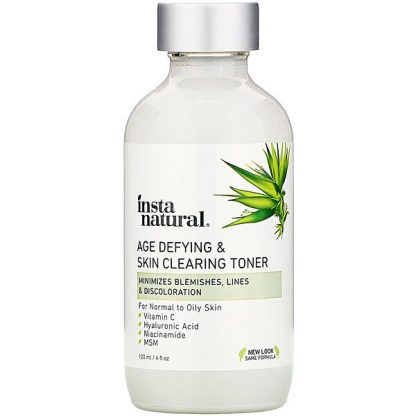 InstaNatural, Age-Defying & Skin Clearing Toner, 4 fl oz (120 ml)