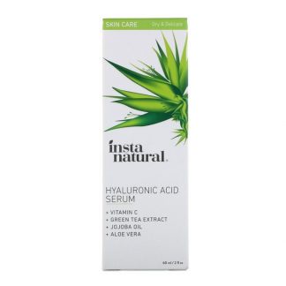 InstaNatural, Hyaluronic Acid Serum with Vitamin C, 2 fl oz (60 ml)