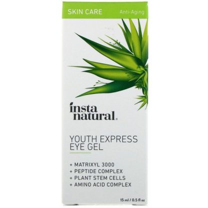 InstaNatural, Youth Express Eye Gel, Anti-Aging, 0.5 fl oz (15 ml)