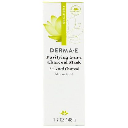 Derma E, Purifying 2-in-1 Charcoal Mask, 1.7 oz (48 g)