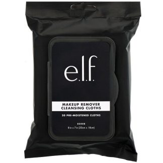 E.L.F., Makeup Remover Cleansing Cloths, 20 Pre-Moistened Cloths