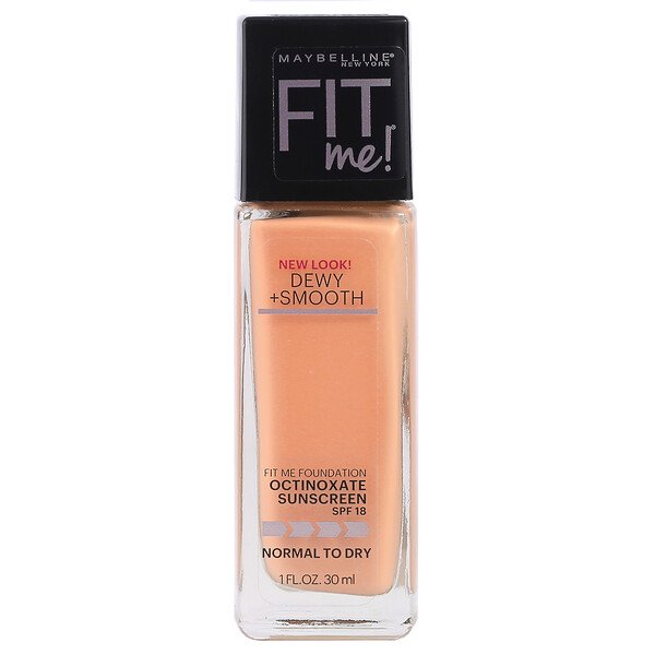 Maybelline, Fit Me, Dewy + Smooth Foundation, 310 Sun Beige, 1 fl oz (30 ml)