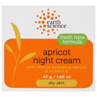 Earth Science, Apricot Night Cream, 1.65 oz (47 g)