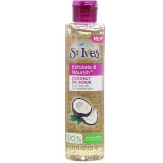 St. Ives, Exfoliate & Nourish, Coconut Oil Scrub, 4.23 fl oz (125 ml)