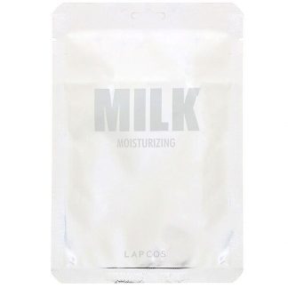 Lapcos, Milk Sheet Mask, Moisturizing, 1 Sheet, 1.01 fl oz (30 ml)