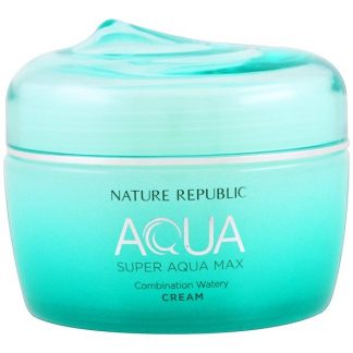 Nature Republic, Aqua, Super Aqua Max, Combination Watery Cream, 2.70 fl oz (80 ml)