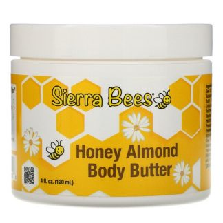 Sierra Bees, Honey Almond Body Butter, 4 fl oz (120 ml)