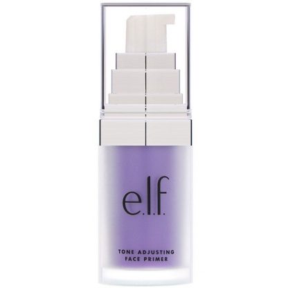 E.L.F., Tone Adjusting Face Primer, Brightening Lavender, 0.47 fl oz (14 ml)