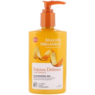 Avalon Organics, Intense Defense with Vitamin C, Cleansing Gel, 8.5 fl oz (251 ml)