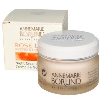 AnneMarie Borlind, Hydro Stimulant Night Cream, Rose Dew, 1.69 fl oz (50 ml)
