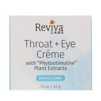 Reviva Labs, Throat + Eye Cream, 1.5 oz (41 g)