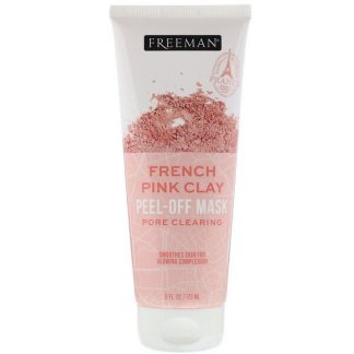 Freeman Beauty, French Pink Clay Peel-Off Mask, 6 fl oz (175 ml)