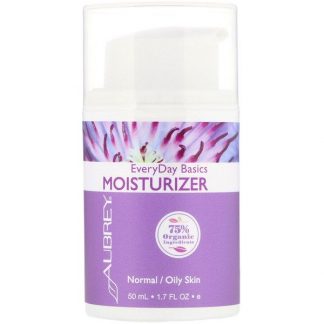 Aubrey Organics, Every Day Basics Moisturizer, Normal / Oily Skin, 1.7 fl oz (50 ml)
