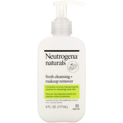 Neutrogena, Neutrogena, Naturals, Fresh Cleansing + Makeup Remover, 6 fl oz (177 ml)