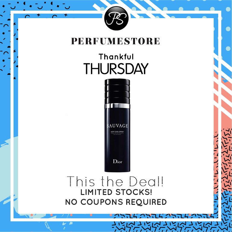 CHRISTIAN DIOR SAUVAGE VERY COOL SPRAY EDT FOR MEN 100ML THANKFUL THURSDAY  SPECIAL PerfumeStore Philippines